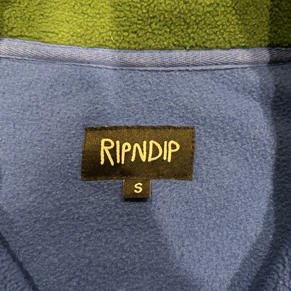 RIPNDIP FLEECE QUARTER ZIP UP - Picture 4 of 6